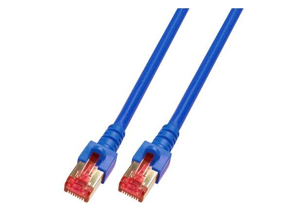 SFTP Patch Cat.6 -  1,0 m Blå LSZH Nettverkskabel 250MHz 27AWG PiMF 